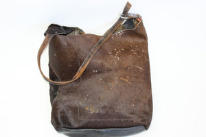 Cross body brown  women cowhide leather bag. Sale