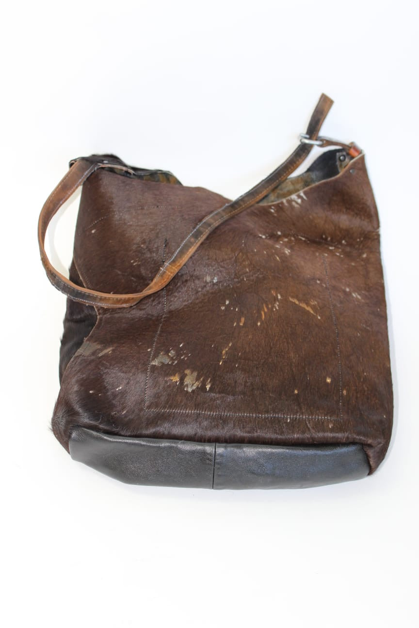 Cross body brown  women cowhide leather bag. Sale